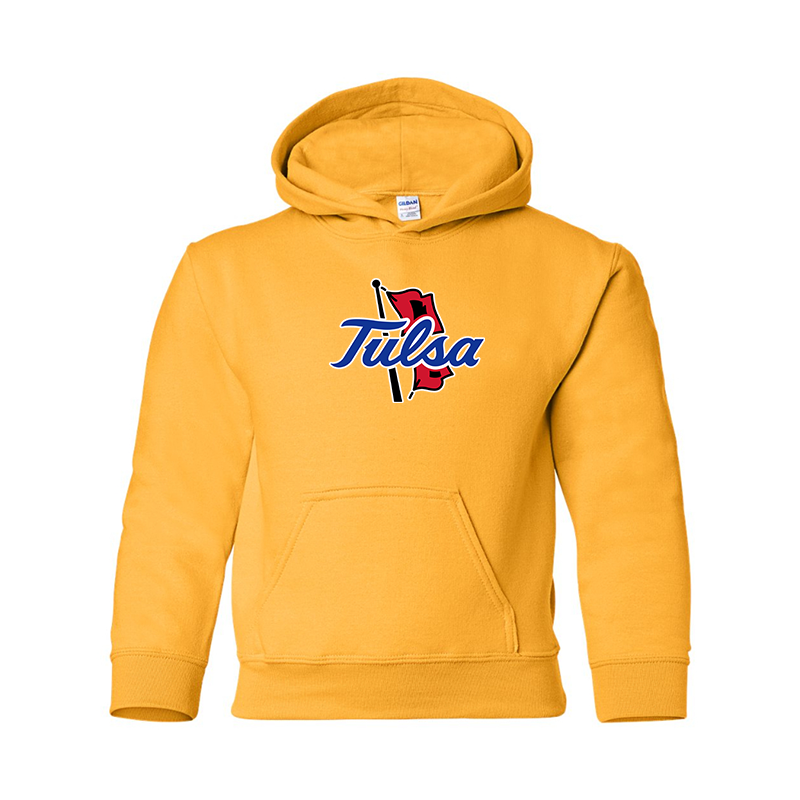 Youth Tulsa Golden Hurricane Gildan Heavy Blend  Hooded Sweatshirt